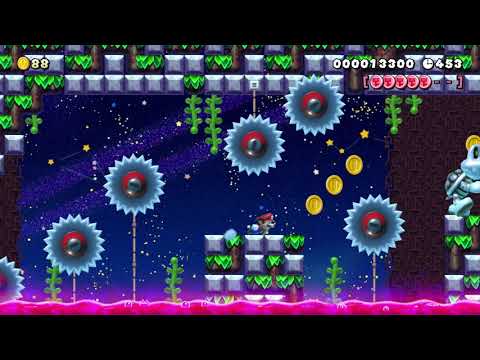 The Bog of Claws and Saws (Super Mario Maker 2)