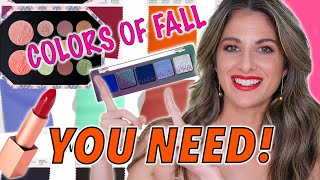 COLORS YOU NEED TO BE WEARING THIS FALL! MAKEUP AND FASHION