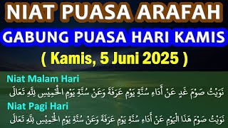 Niat Puasa Arafah Gabung Puasa Kamis - Ust. Mahmud Asy-Syafrowi