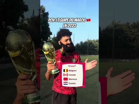 Le Maroc 🇲🇦 est passé des pires au meilleurs #maroc  #humour  #worldcup  #football