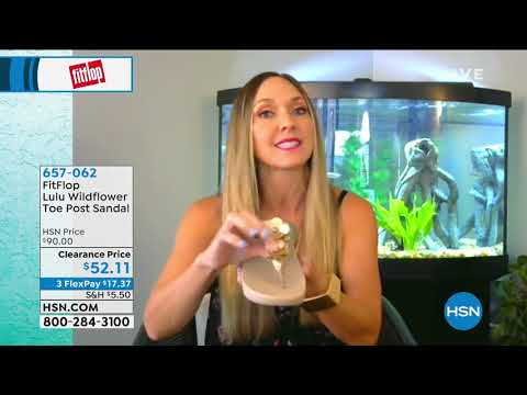 FitFlop Lulu Wildflower Toe Post Sandal