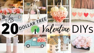 TOP 20 Dollar Tree DIY Valentines Decor 💕