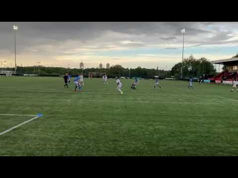 Decster Holmes screamer for AFC Fylde U14s v Stockport County - September 9 2025