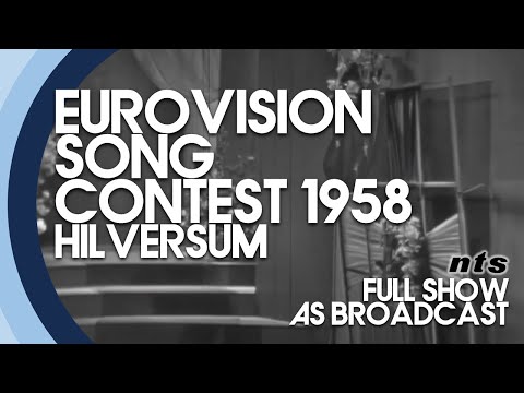 EUROVISION SONG CONTEST 1958 FULL SHOW - HILVERSUM, NETHERLANDS (NTS) - (AS BROADCAST)