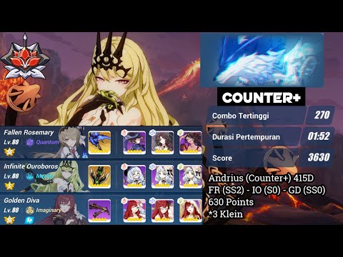 [HI3 SEA] [Ex Abyss Redlotus 415D] Andrius (Counter+) - FR (SS2) IO (S0) GD (SS0) - 630 Points