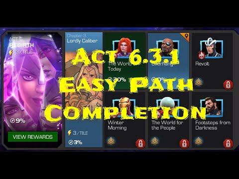 Act 6.3.1 Easy Path Completion | Medusa Solo | Marvel Contest of Champions