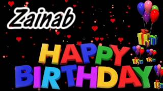 Zainab Happy Birthday Song With Name  Zainab Happy