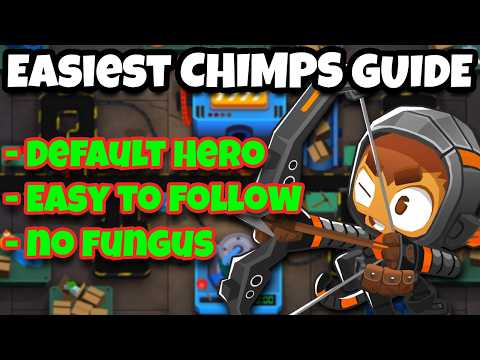 The Easiest Workshop Chimps Black Border Guide In BTD6 | No Hard Placements | No Hard Micro