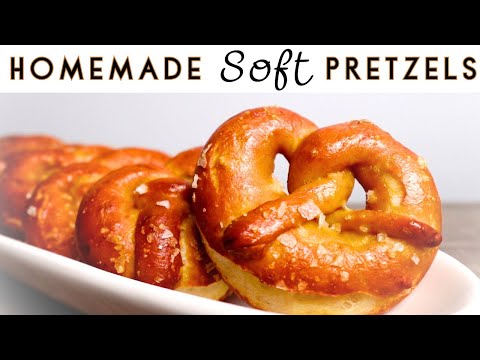 How to make the Best Homemade Soft Pretzels #bakingrecipes #breadrecipes #baking