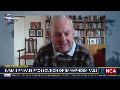 Discussion Zuma's private prosecution of Ramaphosa fails