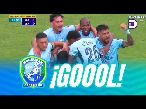 Edwin Maldonado scores! 62 minutes in, Genesis FC equalizes against Olancho FC on Matchday 16.