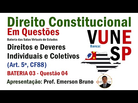 Vunesp 03 - Q04 (Art. 5º)