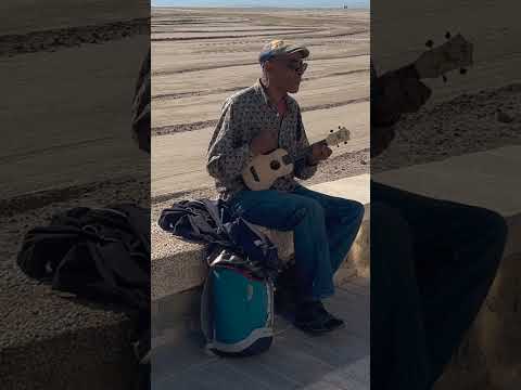 Busker At Playa de San Juan Beach