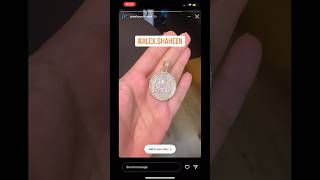 My Custom Diamond Pendant Sneak Preview From Wafi Jewelry Unlimited🥶• Instagram Story #gold #wow 💎