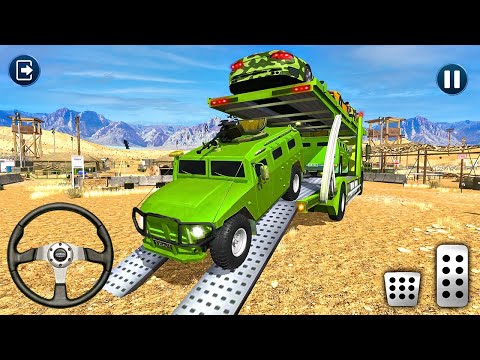 US Army Transport Truck Simulator 3D - Multi Transport Truck Driver - Android Gameplay