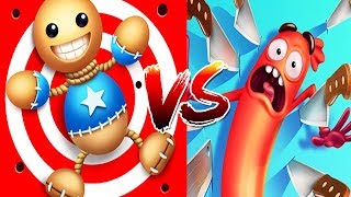 Kick The Buddy Vs Run Sausage Run Epic Finishing Best Moments Compilation - Run And Troll