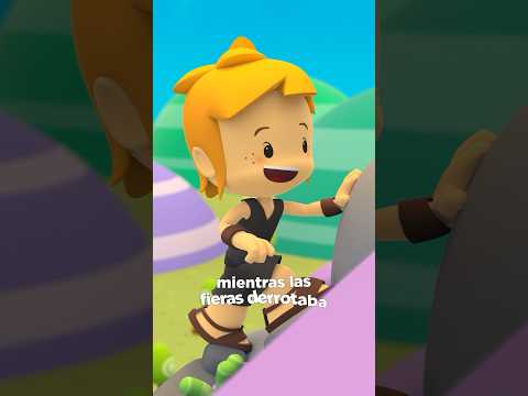 La gran confianza de David en Dios le hizo tener miles de victorias #pequeñosheroes #David