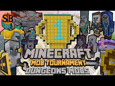 Sathariel Battle - DUNGEONS MOBS TOURNAMENT with Every mobs | Minecraft mobs battle