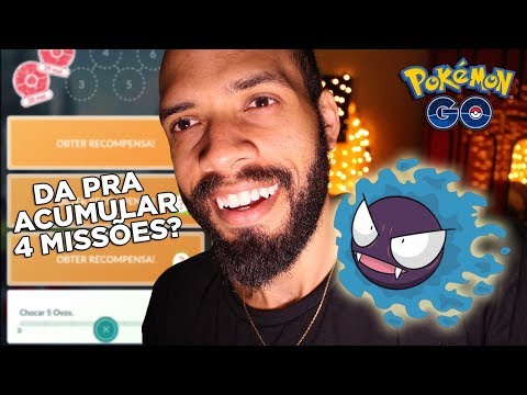 DA PRA TER 4 MISSÕES? A PROCURA PELO GASTLY SHINY - POKÉMON GO 195