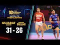 All Round Performance From Fazel S Gujarat Giants Against Dabang Delhi PKL 10 Highlights Match 76