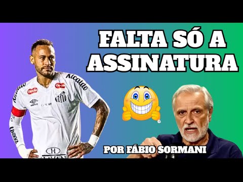 SANTOS DEVE ANUNCIAR RENOVAÇÃO DE NEYMAR ANTES DO FINAL DO ANO