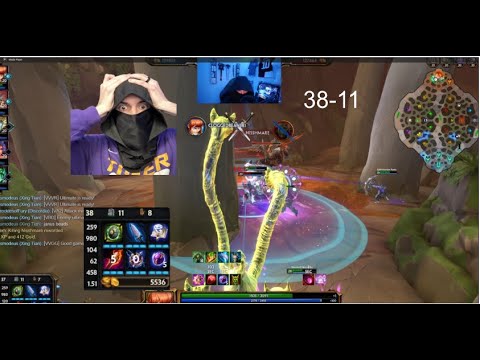 SMITE-SCYLLA JUNGLE BROKEN!! 38-11!!