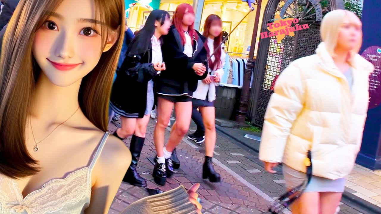 Tokyo Harajuku👍Lovely Town♪💖4K Non-stop 1 hour