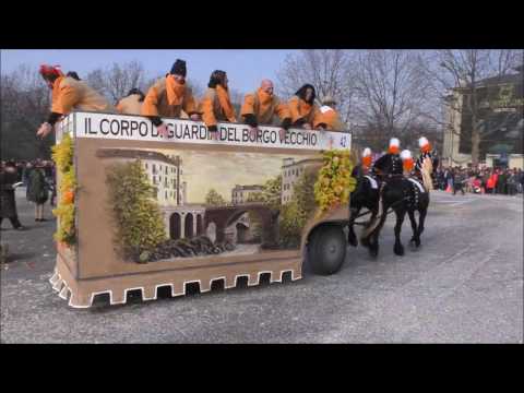 Il Corpo Di Guardia Del Borgo Vecchio carro da getto - Carnevale Ivrea 2017