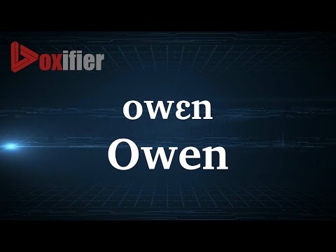 How to Pronunce Owen in French - Voxifier.com