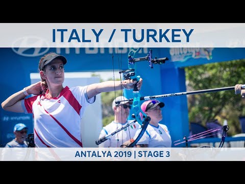 Italy v Turkey – compound mixed team bronze | Antalya 2019 World Cup S3