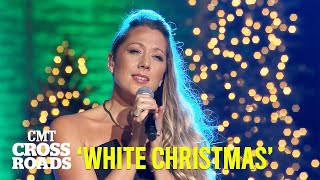 Brett Young &amp; Colbie Caillat Perform 'White Christmas' ☃️ CMT Crossroads Christmas