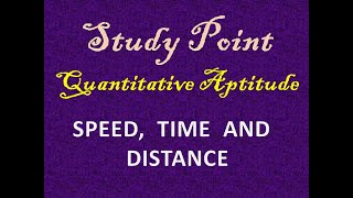 Speed ,Time and Distance - Basic Examples
