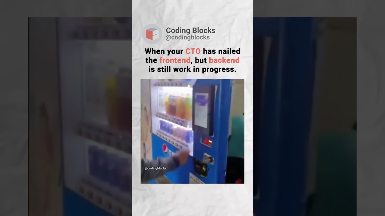 Frontend🗿 Backend 🤡| Who else can relate | CodingBlocks! #softwaredeveloper #meme #relatable #code