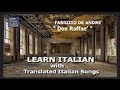 DON RAFFAE' - Fabrizio De Andre'