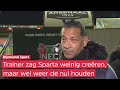 Fraser vindt punt Sparta bij NEC verdiend: 'Hebben er keihard voor geknokt'