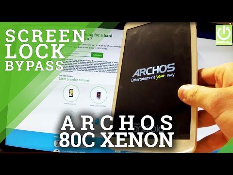 Hard Reset ARCHOS 80c Xenon - Bypass Pattern and Password in ARCHOS