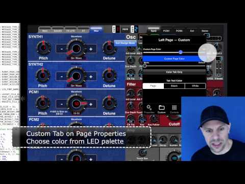 Custom Page Colors: Advanced Design Feature in MIDI Designer 1.6