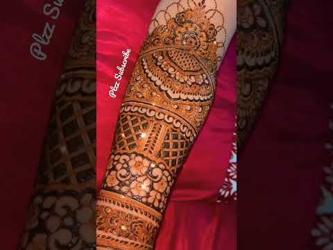 bridal mehendi look❤️#hashtag #henna #youtubeshorts