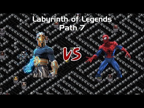 Ægon vs Ex. Spiderman | Labyrinth of Legends Path 7
