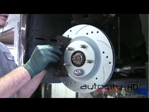 2008 Lancer GTS Slotted & Drilled Rotors (Install)