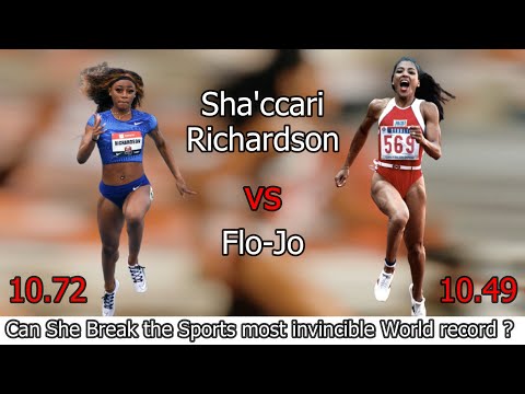 sha'ccari Richardson vs Flo-Jo | Can she Break the World Record ?