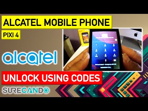 ALCATEL PIXI 4 Unlocking by Code