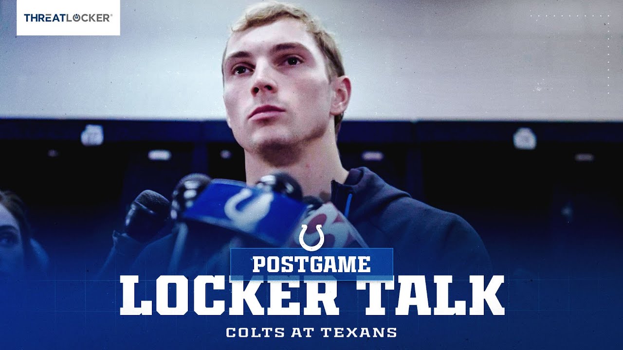 Alec Pierce Locker Talk : Colts at Houston