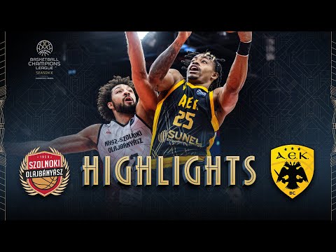 NHSZ-Szolnoki Olajbanyasz v AEK BC | Highlights | #BasketballCL 2025-26