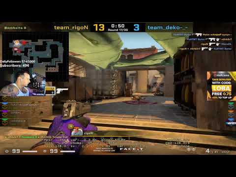 rigoN - 3 one taps with Deagle !! Lobanjica react !!