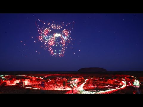 Experience Wintjiri Wiru | World-First Drone & Light Show at Uluru