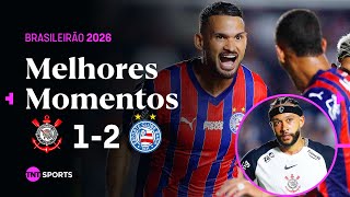 WILLIAN JOSÉ CRAVA E BAHIA VIRA PRA CIMA DO TIMÃO NA VILA BELMIRO | CORINTHIANS 1X2 BAHIA