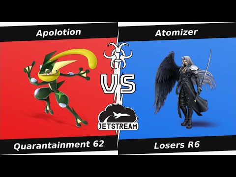 Quarantainment 62 Losers R6 - Apolotion (Greninja) Vs Atomizer (Sephiroth) - SSBU