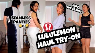 Lululemon Haul Try-On $500 + The Seamless Panties + Align Shorts + Wunder Shorts + Pivot Tank