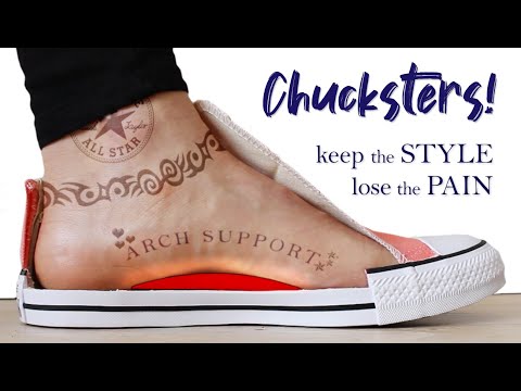 Chucksters Chuck Taylor mid sole arch supports